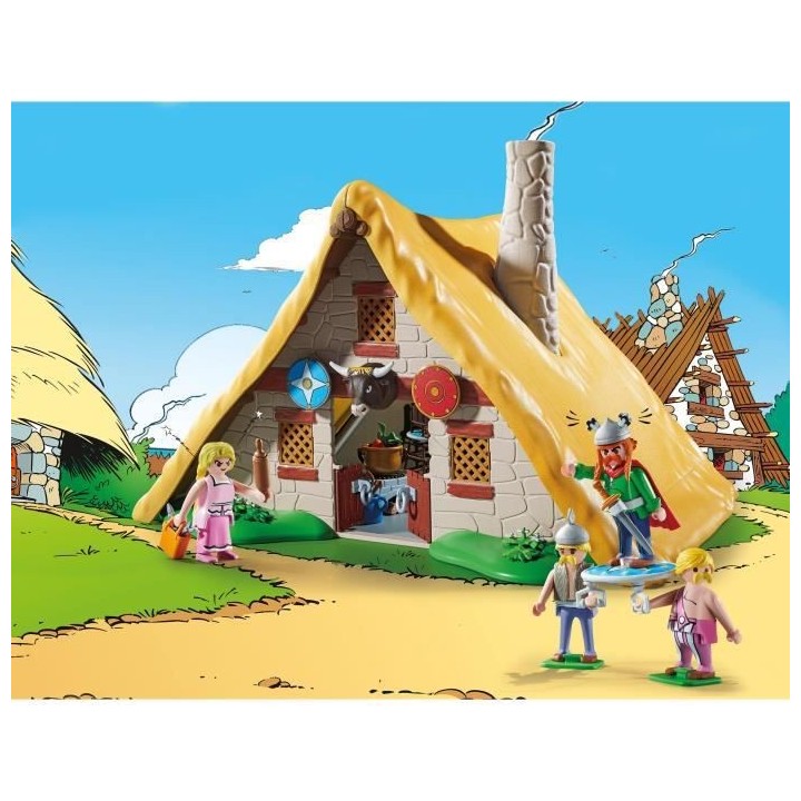 PLAYMOBIL - 70932 - Astérix : La hutte d'Abraracourcix