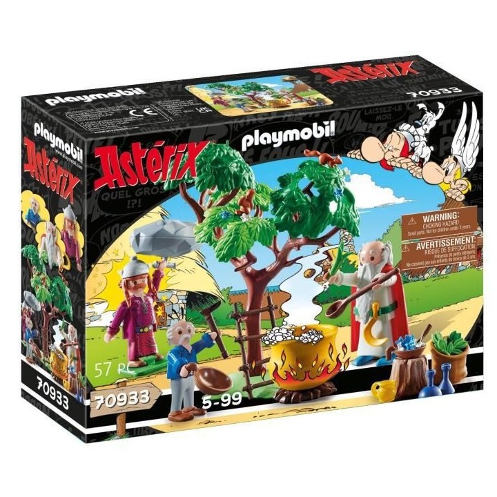 PLAYMOBIL - 70933 - Astérix : Panoramix et chaudron de Potion Magique