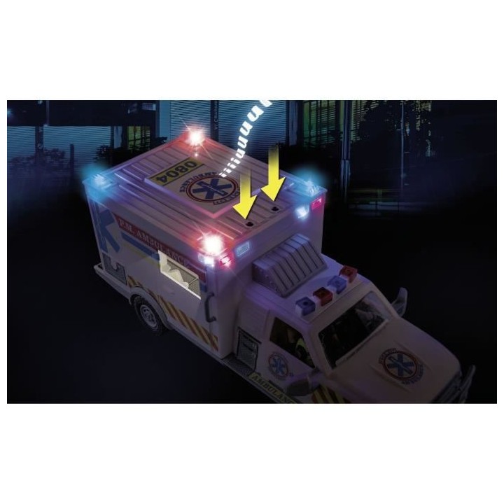 PLAYMOBIL - 70936 - City Action Les Secouristes - Ambulance avec secou