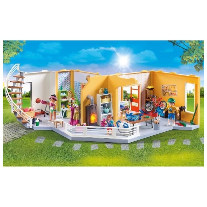 PLAYMOBIL - 70986 - City Life - La Maison Moderne - Etage Supplémenta