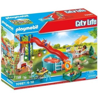 PLAYMOBIL - 70987 - City Life - Espace Détente avec Piscine