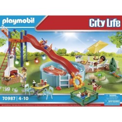 PLAYMOBIL - 70987 - City Life - Espace Détente avec Piscine