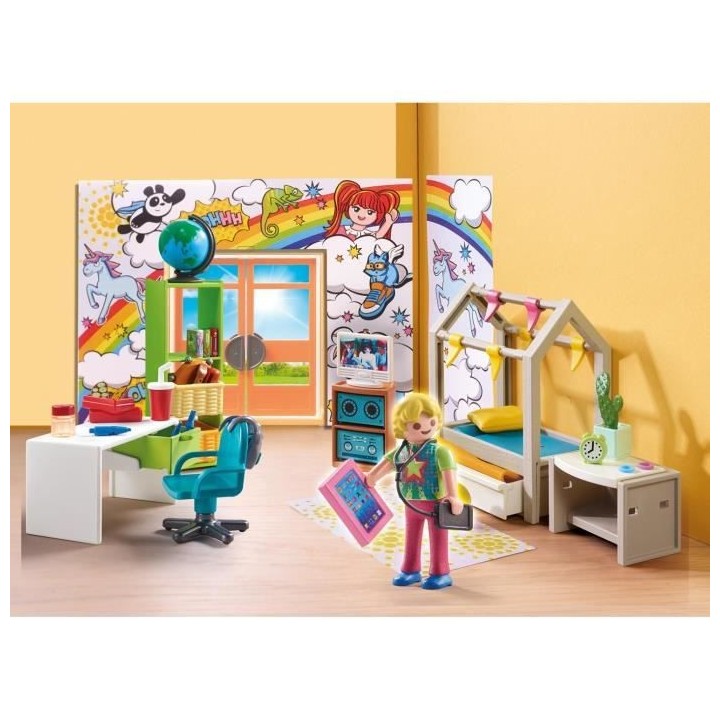 PLAYMOBIL - 70988 - City Life - La Maison Moderne - Chambre d'Adolesce