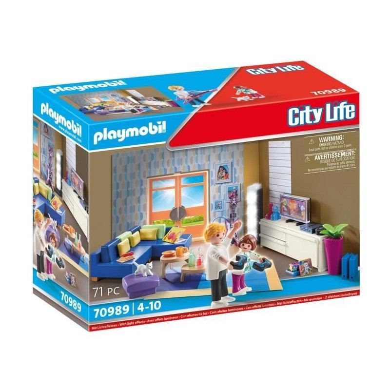 PLAYMOBIL - 70989 - City Life - La Maison Moderne - Salon Aménagé