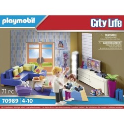 PLAYMOBIL - 70989 - City Life - La Maison Moderne - Salon Aménagé