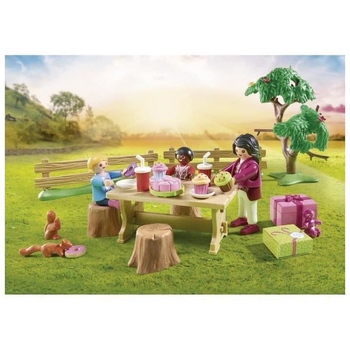 PLAYMOBIL - 70997 - Décoration de fete avec poneys