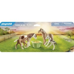 PLAYMOBIL - 71000 - 2 poneys islandais et poulains