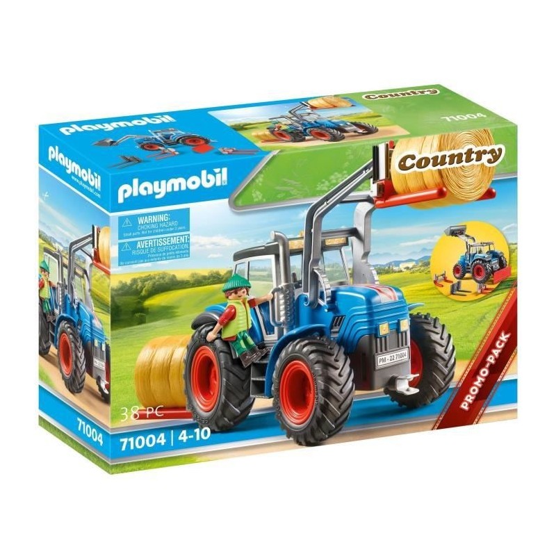 PLAYMOBIL - 71004 - Country La Ferme - Tracteur et fermier