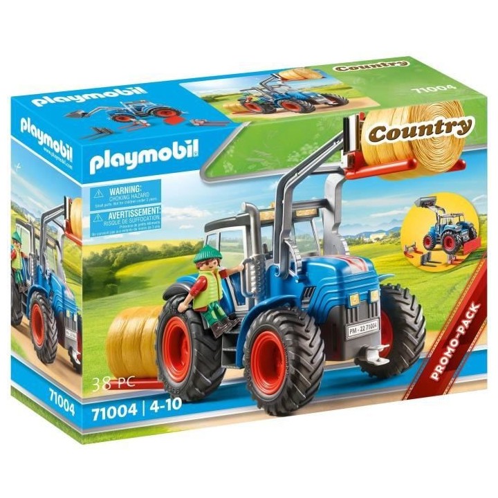 PLAYMOBIL - 71004 - Country La Ferme - Tracteur et fermier