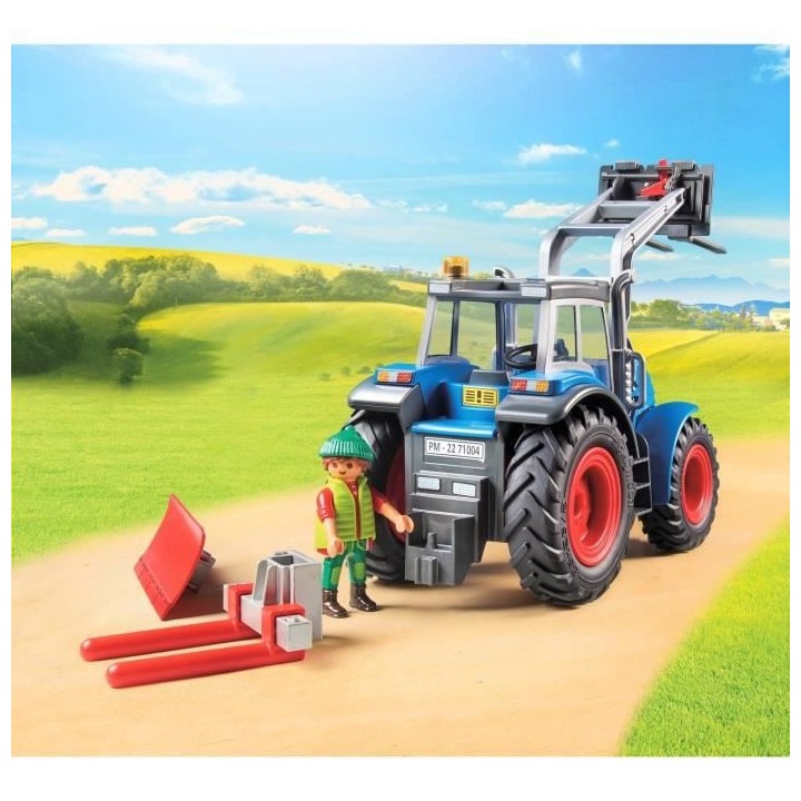 PLAYMOBIL - 71004 - Country La Ferme - Tracteur et fermier