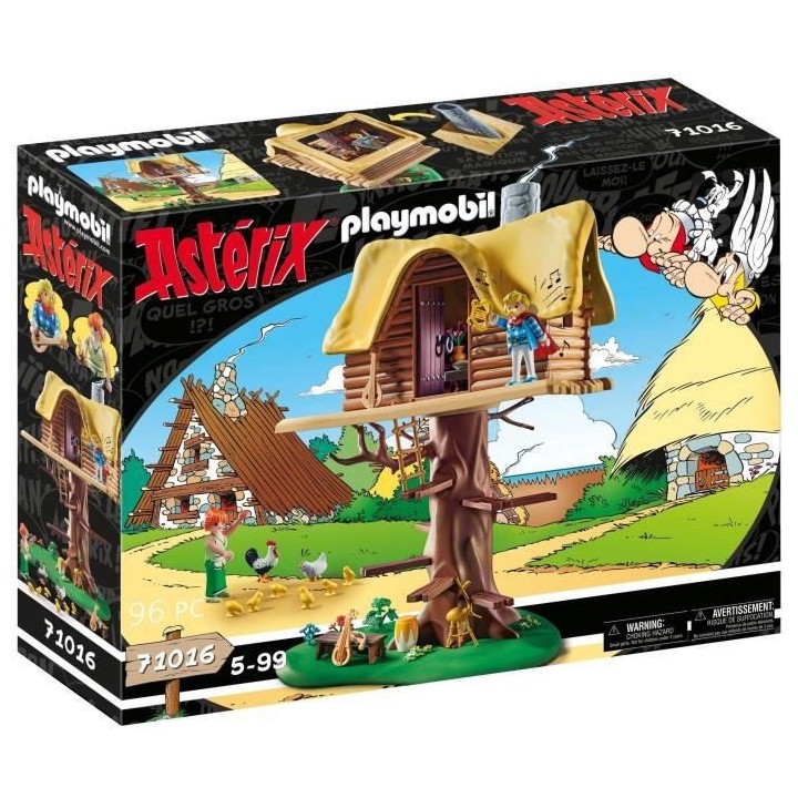 PLAYMOBIL - 71016 - Astérix : La hutte d'Assurancetourix