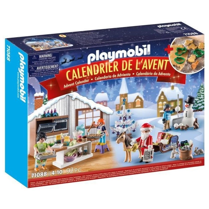 PLAYMOBIL - 71088 - Calendrier de l'Avent Pâtisserie de Noël
