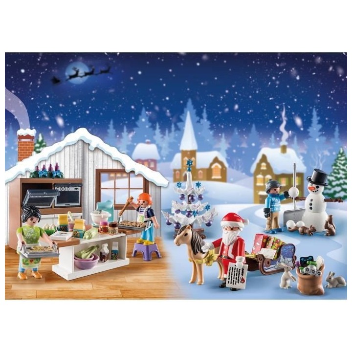 PLAYMOBIL - 71088 - Calendrier de l'Avent Pâtisserie de Noël