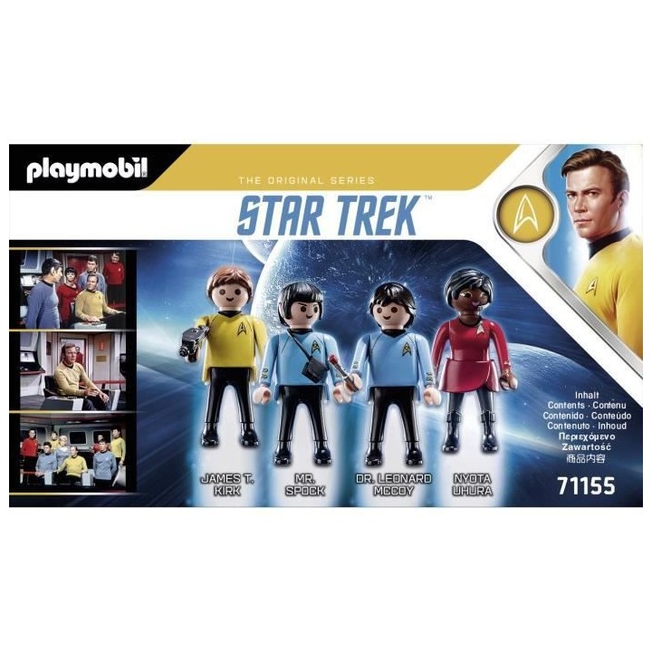 PLAYMOBIL - 71155 - Equipe Star Trek