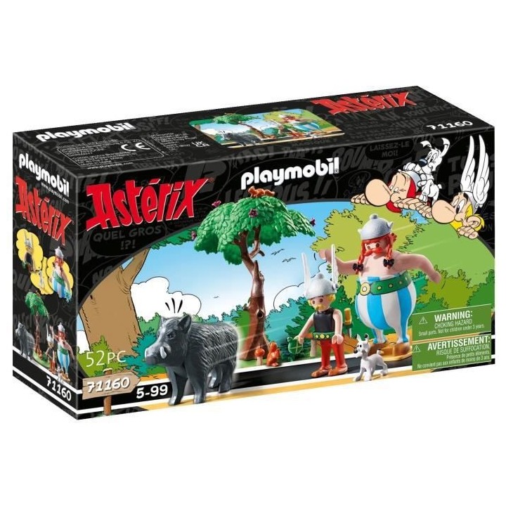 PLAYMOBIL - 71160 - Astérix : La chasse au sanglier
