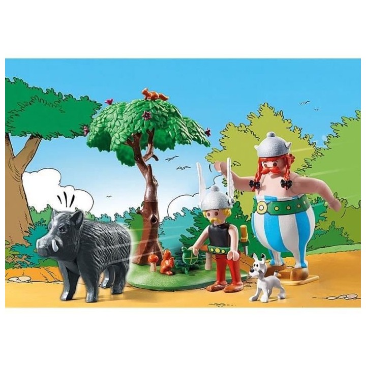 PLAYMOBIL - 71160 - Astérix : La chasse au sanglier