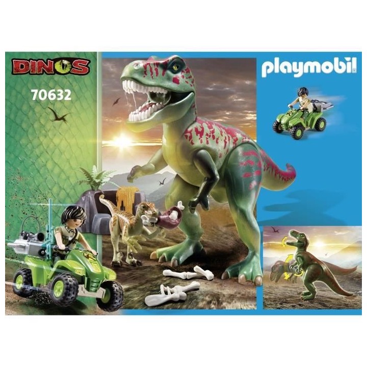 PLAYMOBIL - 71183 - Explorateur avec quad et tyrannosaure