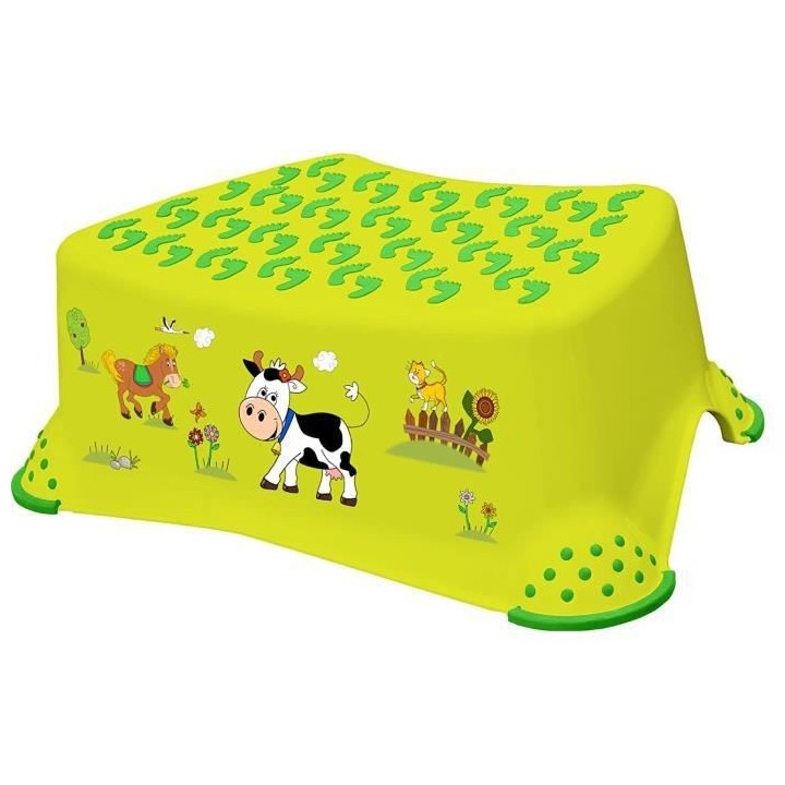 MILL'O BÉBÉ Marche-pieds Funny farm - Vert