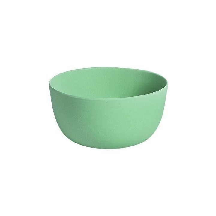 MILL'O BÉBÉ Bol - Biosourcé - Fibres naturelles - Vert - 50 cl