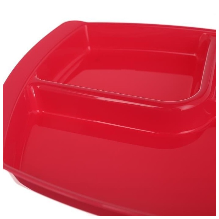 MILL'O BÉBÉ Plateau Bébé 3 Compartiments Micro Ondable Opaque