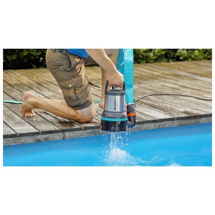 GARDENA Pompe d'évacuation eaux claires 17000 Aquasensor