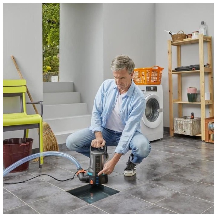 GARDENA Pompe d'évacuation eaux claires 17000 Aquasensor