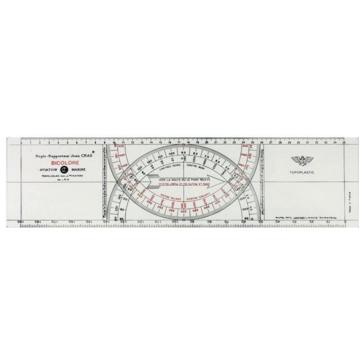 PLASTIMO Regle cras bicolore - 385 mm
