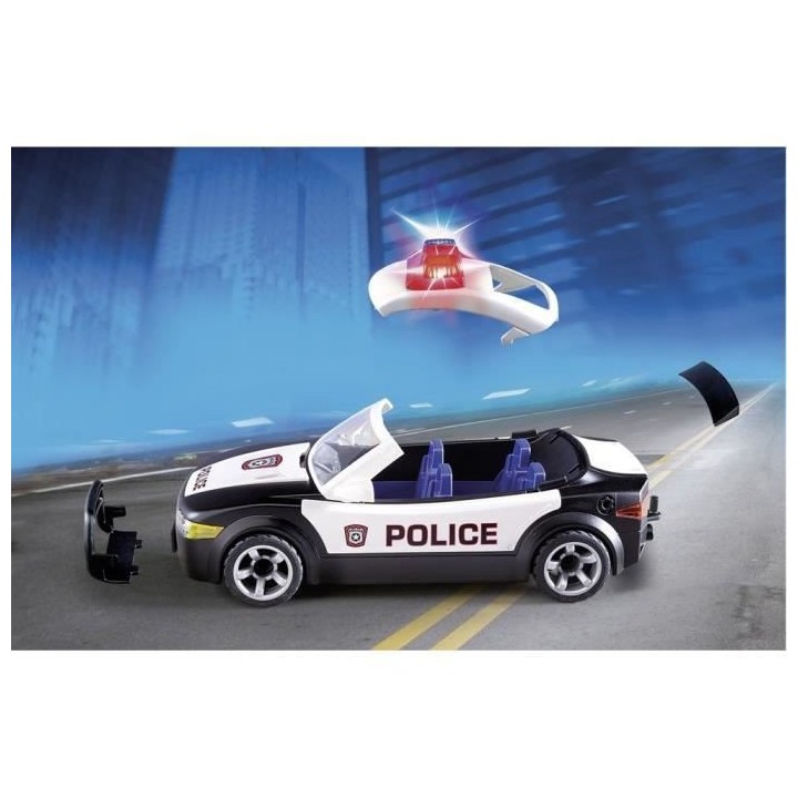 PLAYMOBIL - 5673 - Voiture de Police - Exclusivité Cdiscount
