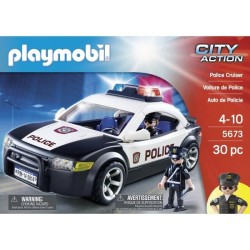 PLAYMOBIL - 5673 - Voiture de Police - Exclusivité Cdiscount