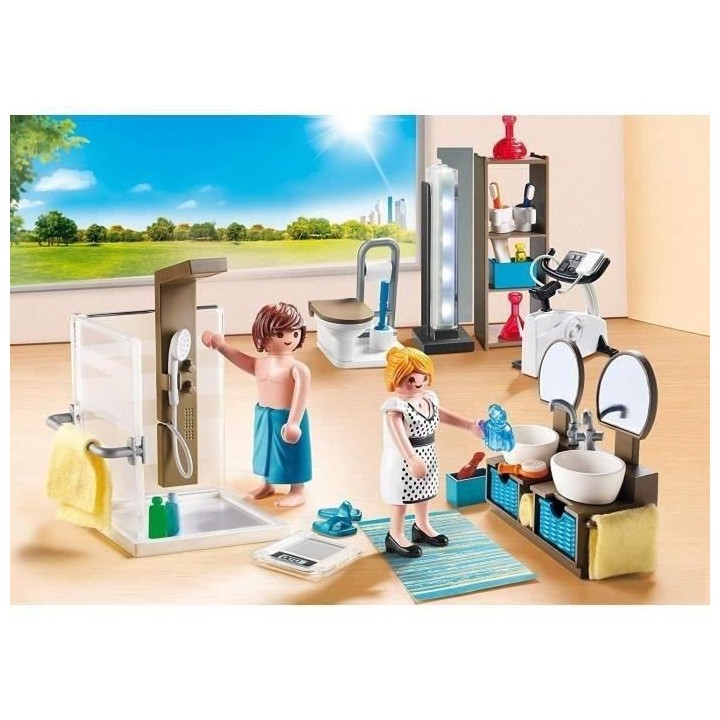 PLAYMOBIL - 9268 - City Life - La Maison Moderne - Salle de Bain avec