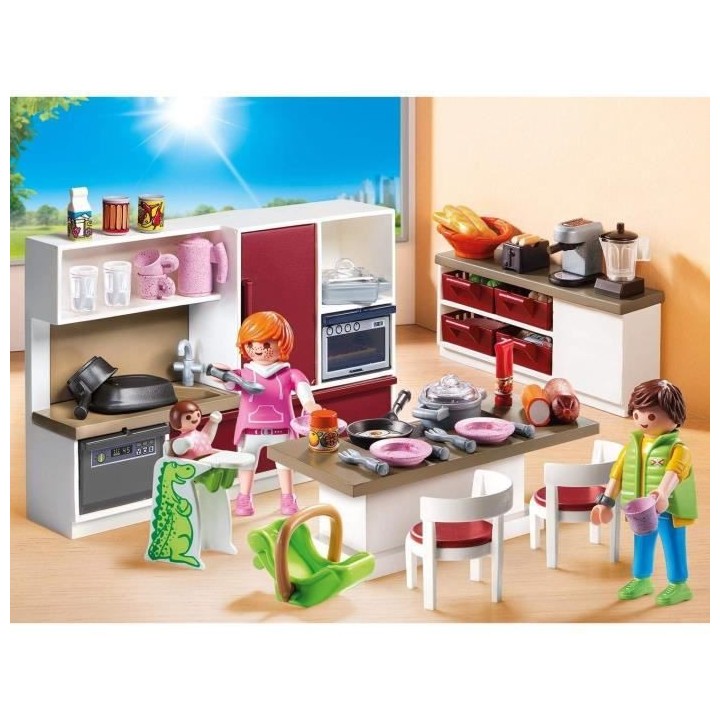 PLAYMOBIL - 9269 - City Life - La Maison Moderne - Cuisine Aménagée