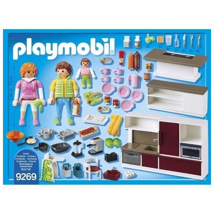 PLAYMOBIL - 9269 - City Life - La Maison Moderne - Cuisine Aménagée