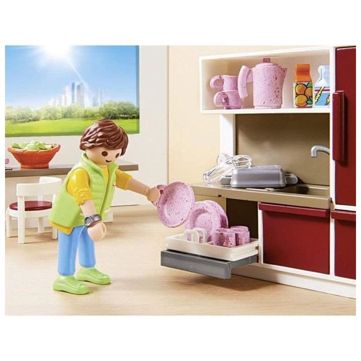 PLAYMOBIL - 9269 - City Life - La Maison Moderne - Cuisine Aménagée