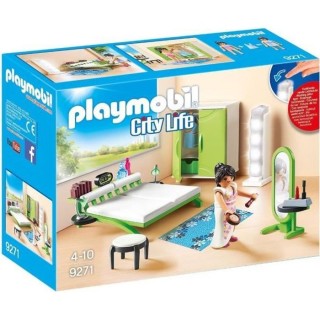 PLAYMOBIL - 9271 - City Life - La Maison Moderne - Chambre avec Espace