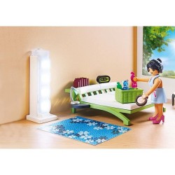 PLAYMOBIL - 9271 - City Life - La Maison Moderne - Chambre avec Espace Maquillage