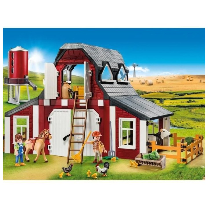 PLAYMOBIL - 9315 - Country La Ferme - Ferme avec silo