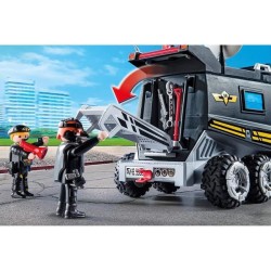 PLAYMOBIL 9360 - City Action - Camion policiers d'élite avec sirene et gyrophare