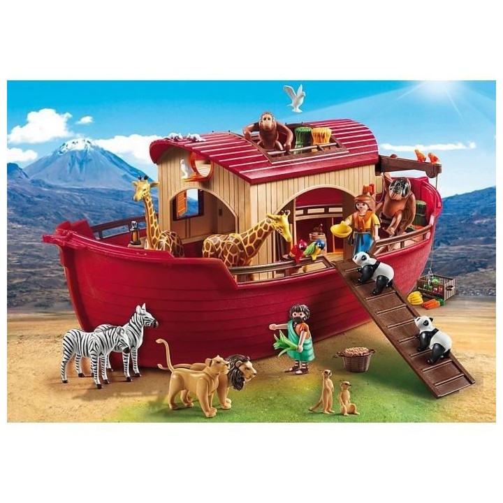 PLAYMOBIL 9373 - Arche de Noé avec animaux