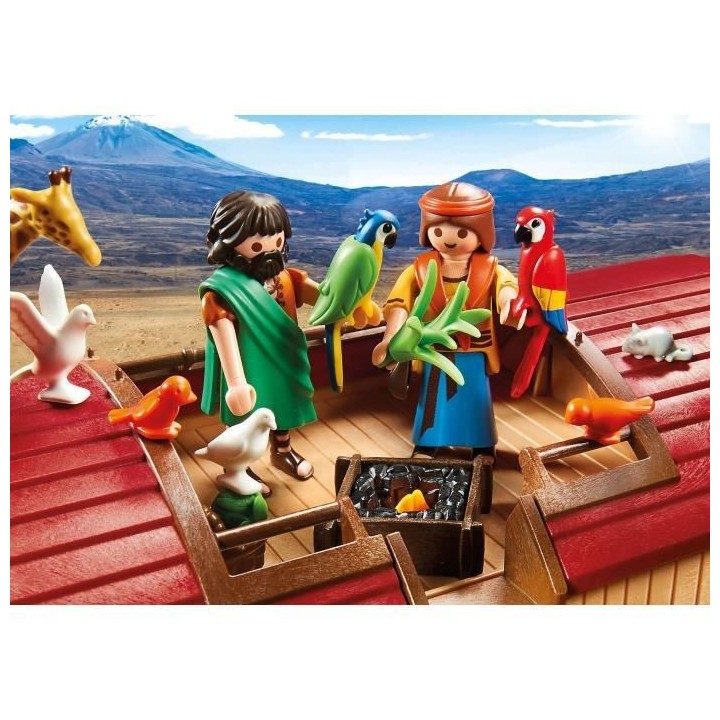 PLAYMOBIL 9373 - Arche de Noé avec animaux