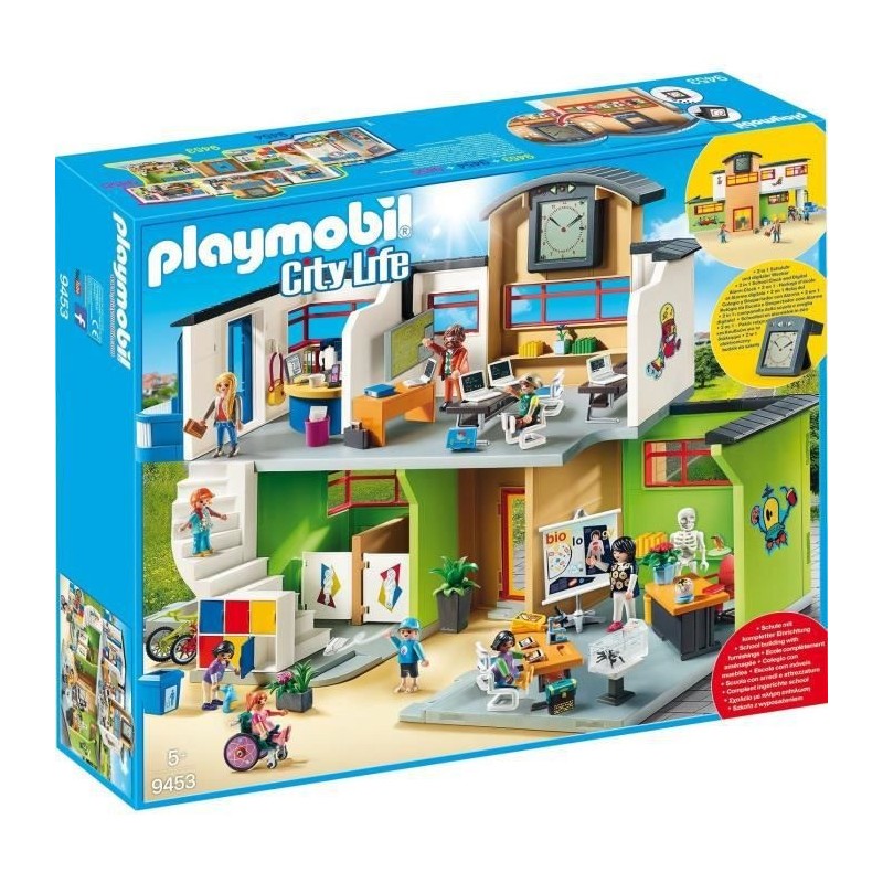 PLAYMOBIL - 9453 - City Life - Ecole aménagée