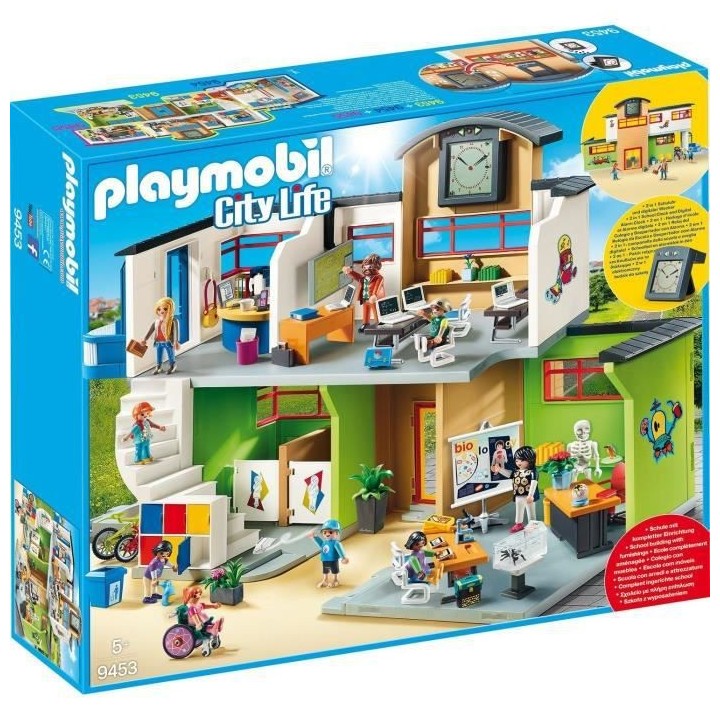 PLAYMOBIL - 9453 - City Life - Ecole aménagée