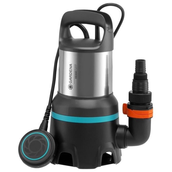 GARDENA Pompe d'évacuation eau chargée 16000 – 450W – Débit max