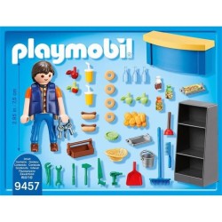 PLAYMOBIL - 9457 - City Life - Surveillant avec boutique