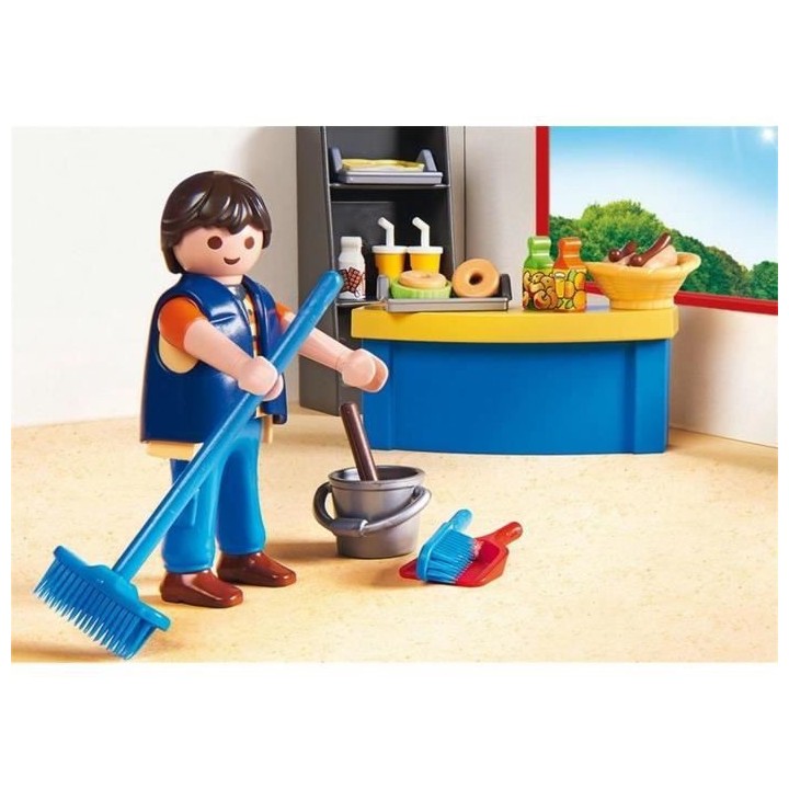 PLAYMOBIL - 9457 - City Life - Surveillant avec boutique