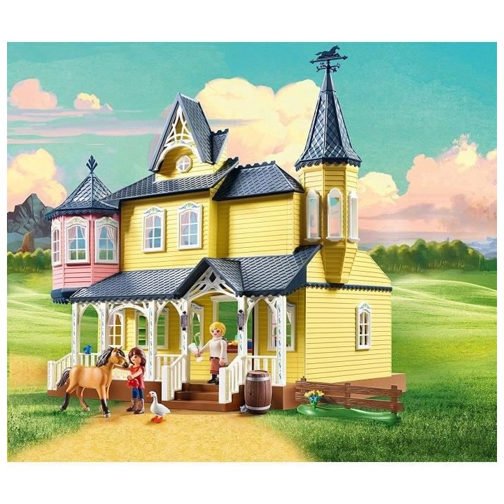 PLAYMOBIL 9475 - Spirit - Maison de Lucky