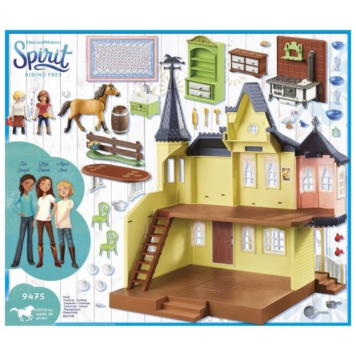 PLAYMOBIL 9475 - Spirit - Maison de Lucky