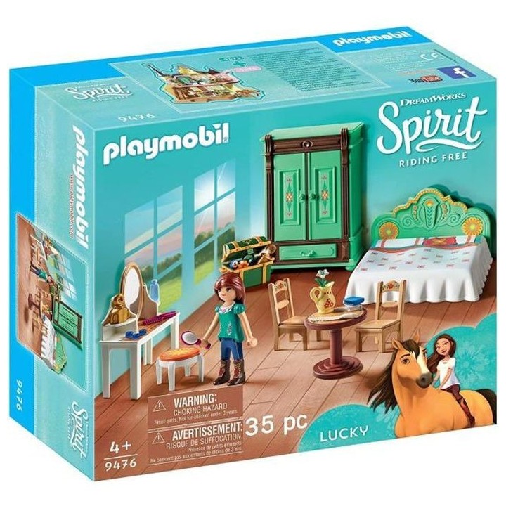 PLAYMOBIL 9476 - Spirit - Chambre de Lucky