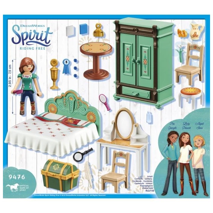PLAYMOBIL 9476 - Spirit - Chambre de Lucky