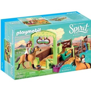 PLAYMOBIL 9478 - Spirit - Lucky et Spirit avec box
