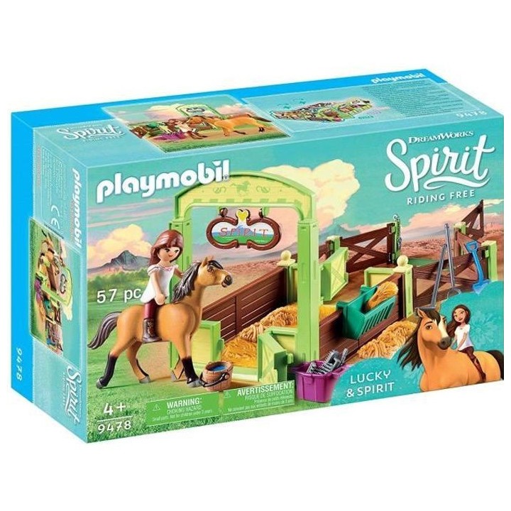 PLAYMOBIL 9478 - Spirit - Lucky et Spirit avec box